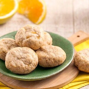 Biscoitinhos de Banana com Laranja